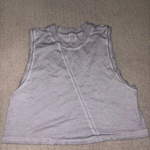 lululemon athletica Light Gray Tank Top